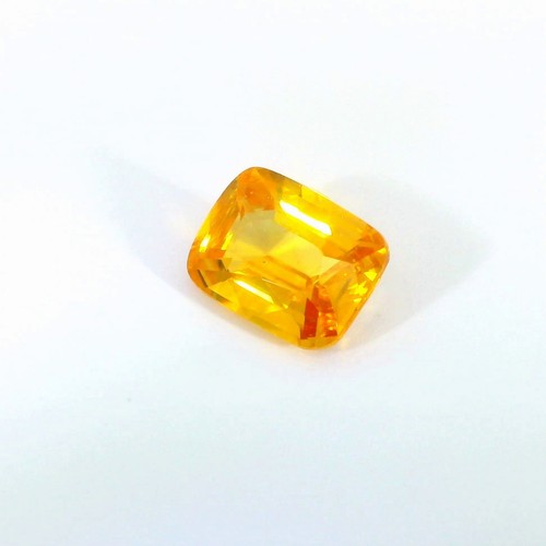 3.04 carat Natural Zircon 9x7mm orange Cushion cut loose gemstones" ZIRCON - Picture 2 of 4