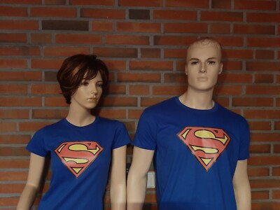 Uneek Herren o. Damen T-Shirt SUPERMAN & SUPERWOMEN Karneval Fasching Comic Held