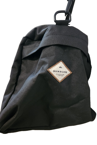 Quiksilver Black Overnight/Gym Carry Bag - New without tags- SALE! SAVE $10 - Picture 3 of 4