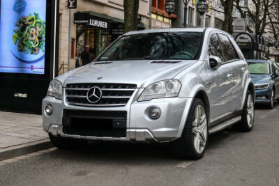 ANG Style Wide wheel arches Fender Flares extensions addons For Mercedes ML W164
