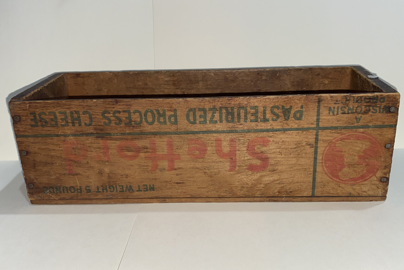 Vintage Shefford Wood Cheese Box 5lbs. Rustic Farmhouse Décor. F eBay
