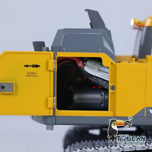 Second-hand 1/14 Double E RC Excavator E010 EC160E Full Alloy Metal Digger Light - Picture 10 of 18