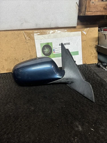 SAAB 93 2006 SALOON/ESTATE DOOR WING MIRROR DRIVERS SIDE IN FUSION BLUE 300