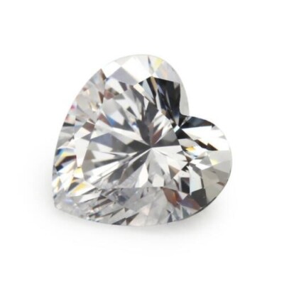 Lab-Grown Certified 4.4 Ct Heart Cut D-Color Diamond Loose FL-Clarity Gem 6YGP