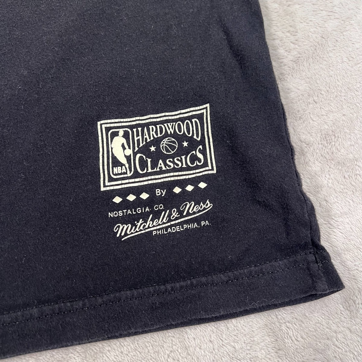 Mitchell & Ness Shirt Mens Size Medium Black Chicago Bulls