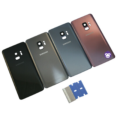 Original Rückseite Glas Kamera Objektiv Akku Abdeckung Panel Samsung S9 S9 PLUS 
