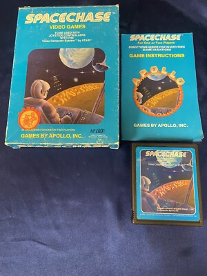 Spacechase, Apollo Games for Atari 2600 CIB Complete w/ Manual