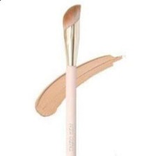 D101 Concealer Eye Makeup Small Angled Precision Face Blending Brush, Pink