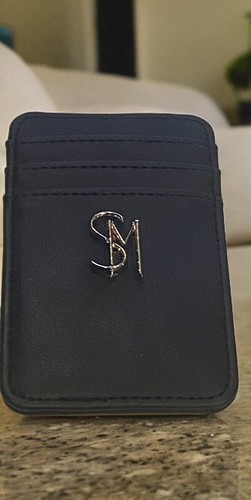 Autocollant de portefeuille de téléphone noir et argent Steve Madden - Photo 3 sur 4