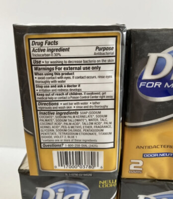 12 X Dial for Men Odor Armour Bar Soap oz/bar (6x2)