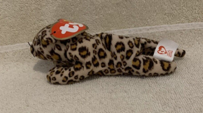 1993 TY Teenie Beanie Babies Plush FRECKLES THE LEOPARD - NWT