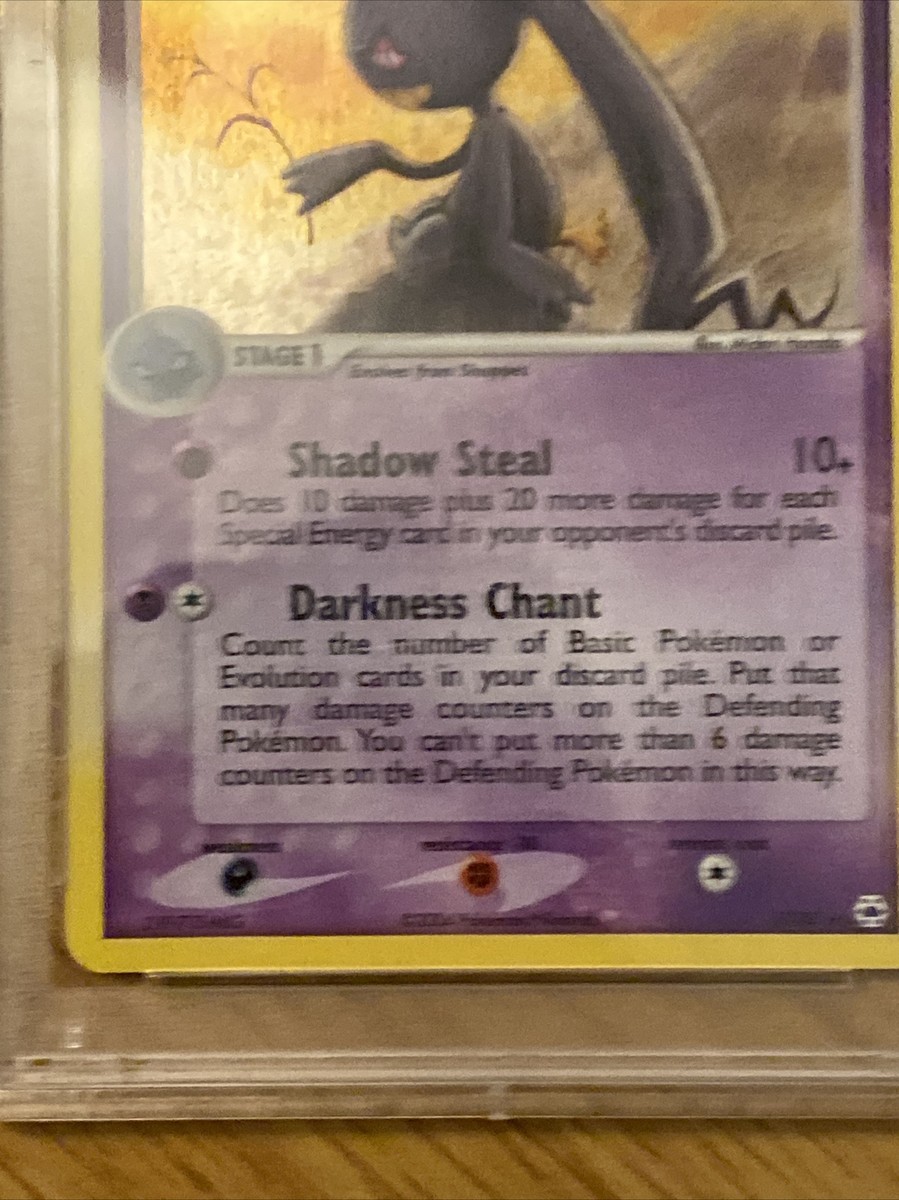 2004 Pokémon Card Banette-Holo Ex Hidden Legends #1 NM-MT 8 PSA