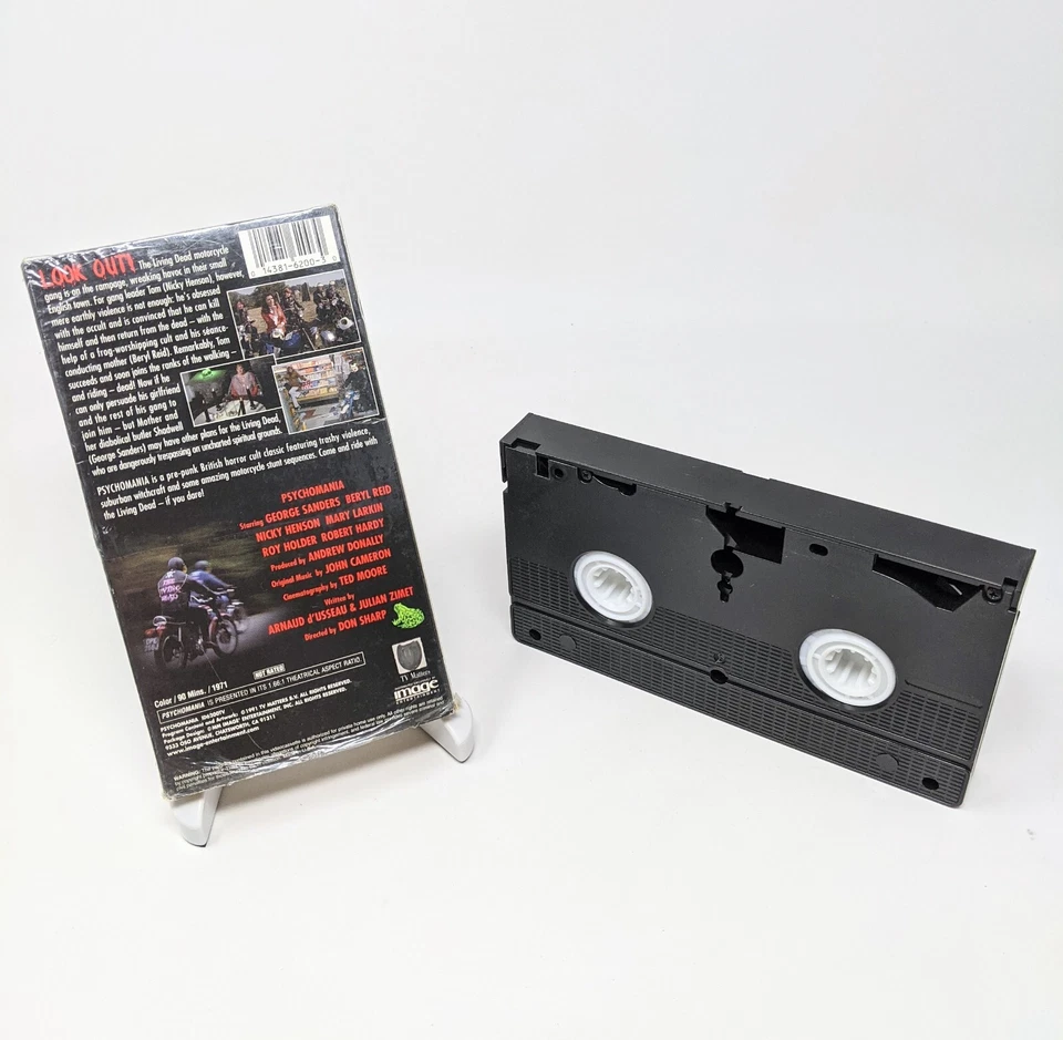 Psychomania VHS 1971 Horror Biker Cult Rare VHS Case - Image 4 of 4