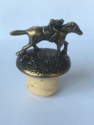 Blanton's Single Barrel Bourbon Whiskey, Horse & Jockey Cork Stopper, Letter  O 