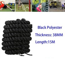 50 ft Fitness Rope Heavy Strength Training Rope Arm Rope Thickness Durable 38MM
