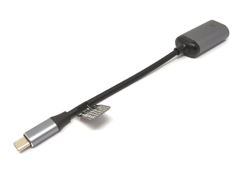 LAN Kabel 19 cm RJ45 Buchse zu USB 3.1 Typ C Stecker Adapter in Grau - Afbeelding 4 van 6