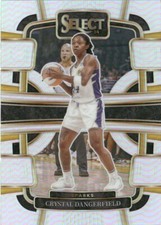 2024-25 Panini Select WNBA Silver Prizm Crystal Dangerfield Los Angeles Sparks