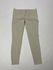 PRADA Beige Skinny Designed Anle Zip Trousers Size EU 42 / US 8