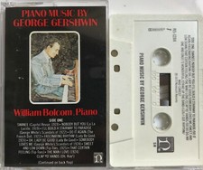 Piano Music by George Gershwin: William Bolcom Cassette Tape  Very Good 