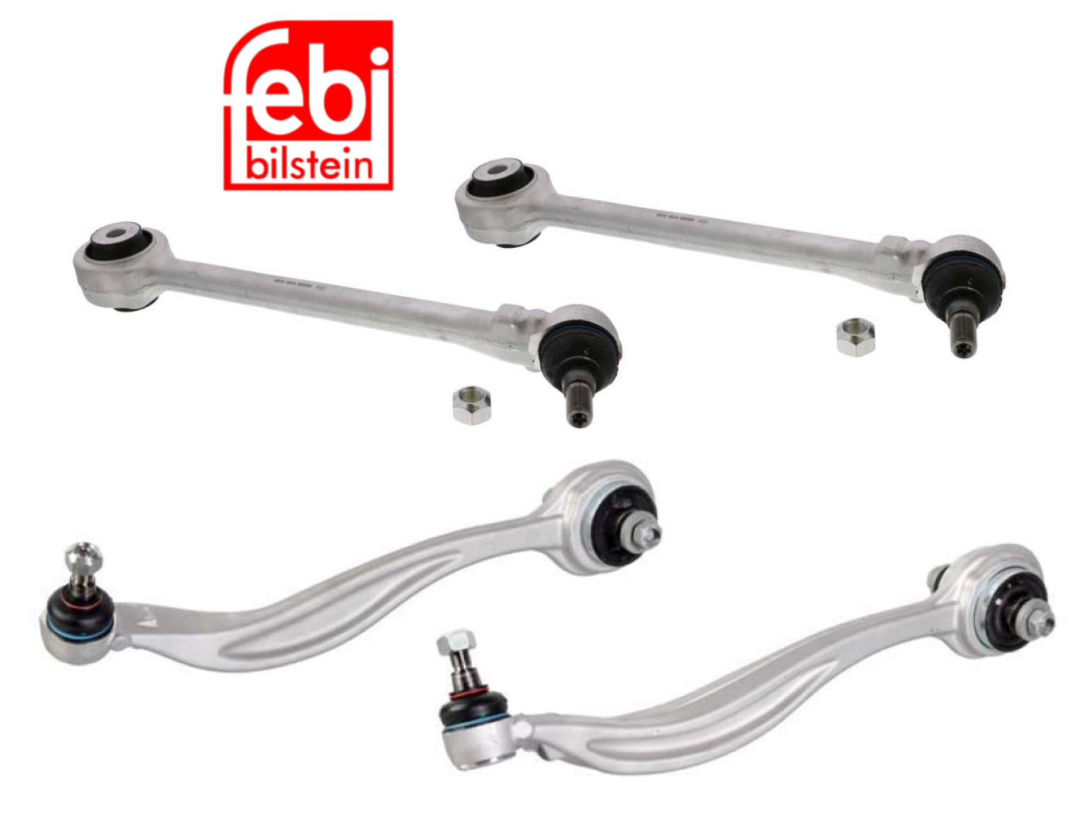 Front Lower Control Arm Lt & Rt 4pcs OE Febi for Mercedes GLK250 GLK350