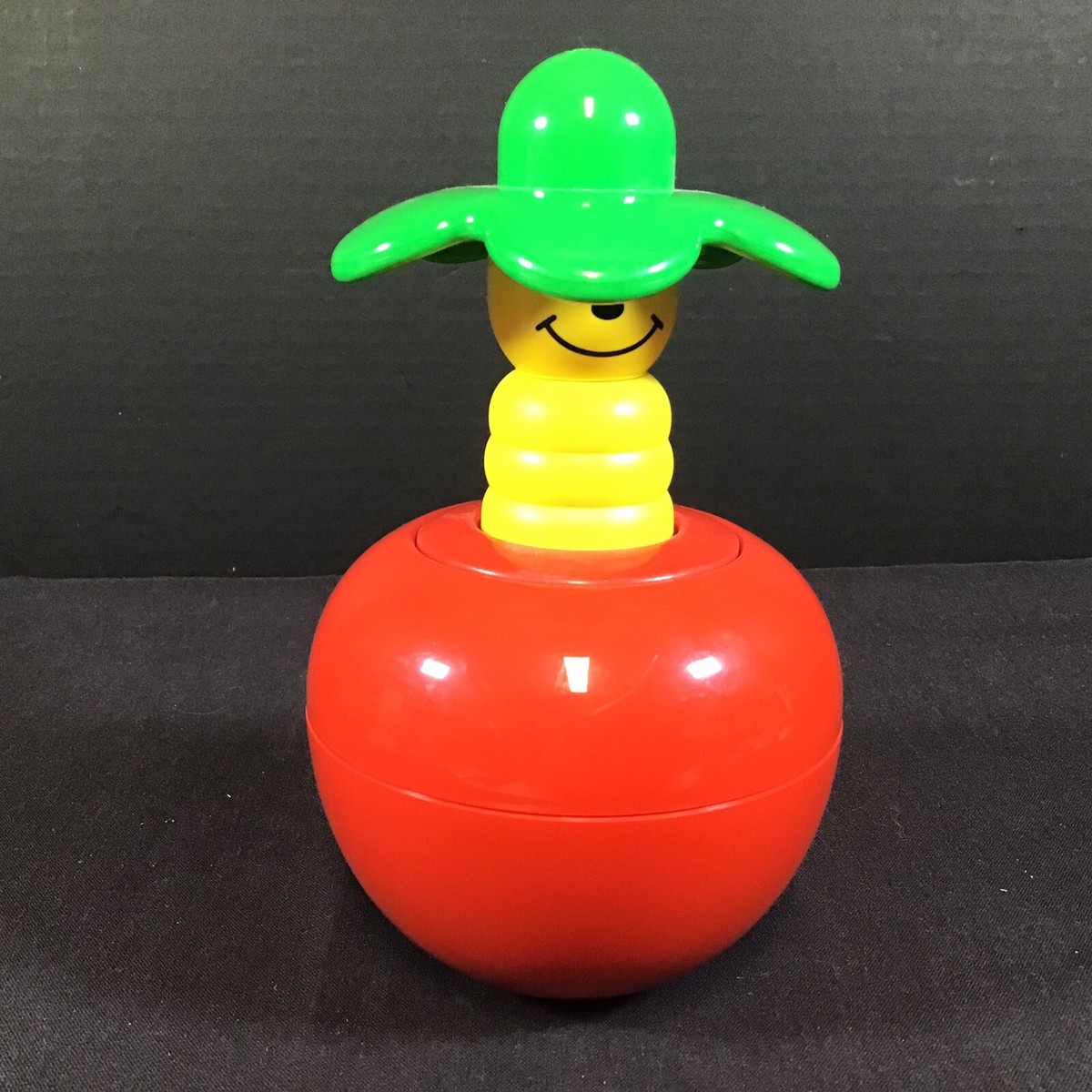 Vintage Lego 2973 Worm In Apple Musical Roly Toy Music Box Works