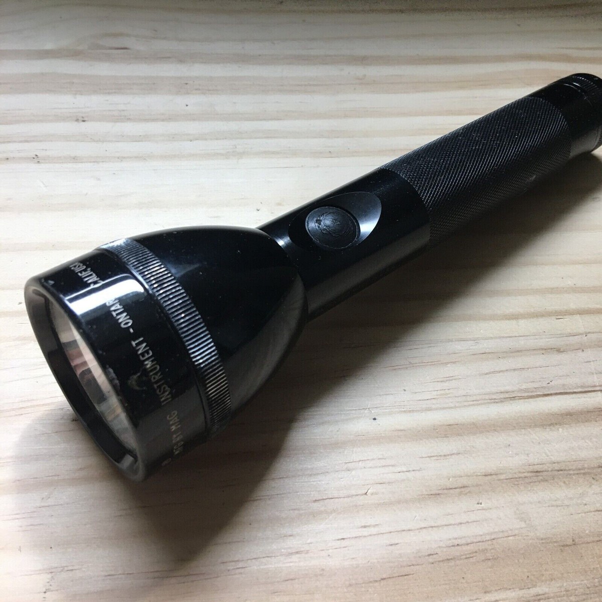 10本セット　USA MAGLITE ヴィンテージライト ブラック (31cm) VINTAGE MAG-LITE INSTRUMENT CAMPING TORCH FLASH LIGHT Ontario