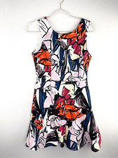 Ark & Co Floral Ruffle Hem Asymmetrical Dress Size S