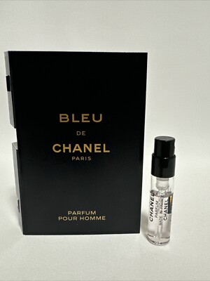 BLEU DE CHANEL Pour Homme PARFUM Spray 0.05oz / 1.5ml Parfum Spray