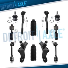 12pc Front Sway Bar Upper Lower Ball Joint Tie Rod  for 1996-2002 Toyota 4Runner