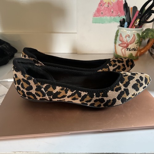 anne klein leopard print flats