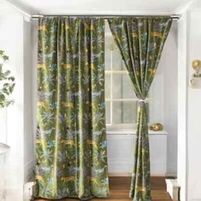 Green Velvet Curtain Drape Window Decor Door ...