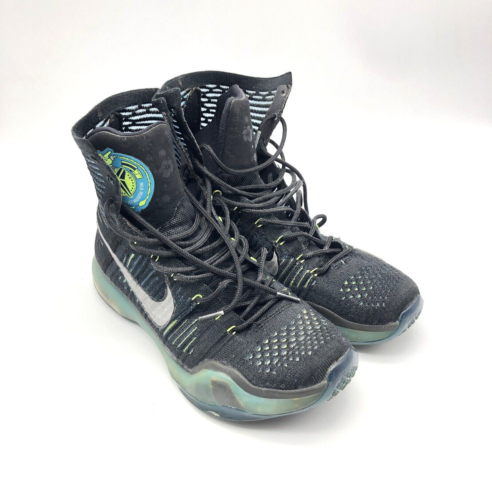 Nike Kobe X 10 Elite Black Blue US Mens 8.5 - 718763-004 | eBay