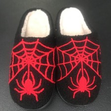 Red Spider And Web Slippers with Rubber Sole