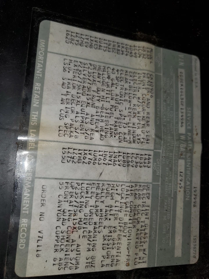 Distribuidor de motores sin tapa 5,7 L 1980-1986 Chevy Suburban Foto 3 de 4