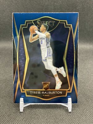 2021 SELECT BASKETBALL TYRESE HALIBURTON PREMIER LEVEL BLUE