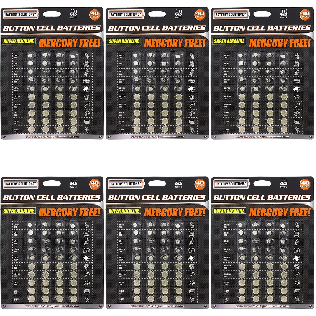 Assorted button cheap cell batteries