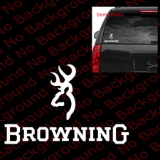 Browning Vinyl Decal Die Cut Sticker for 2A Gun Rights Pistol Rifle  FA114