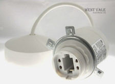 MK Logic Plus - 1199 WHI - 230mm 10/13w Low Energy Fluorescent Pendant Set New 