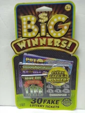 30 Phony Fake Lottery Tickets All Winning Scratch Off Joke Prank Gag