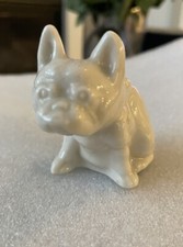 Rare Souvenir Miniature French Bulldog Dog Carlton Ware Fine Bone China Figurine