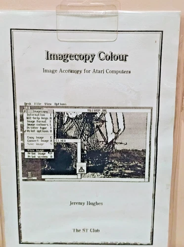 Imagecopy Colour by The ST Club; Atari ST Disk w/ Manual *Image Accessory*