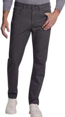 English Laundry Men's 5-Pocket Pant Forged Iron