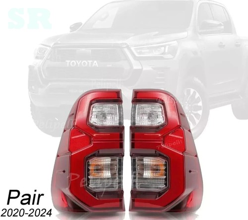 Fits For 2015-2025 Toyota Hilux Vigo /Revo/SR LED Tail Lights Rear brake light - Bild 2 von 12