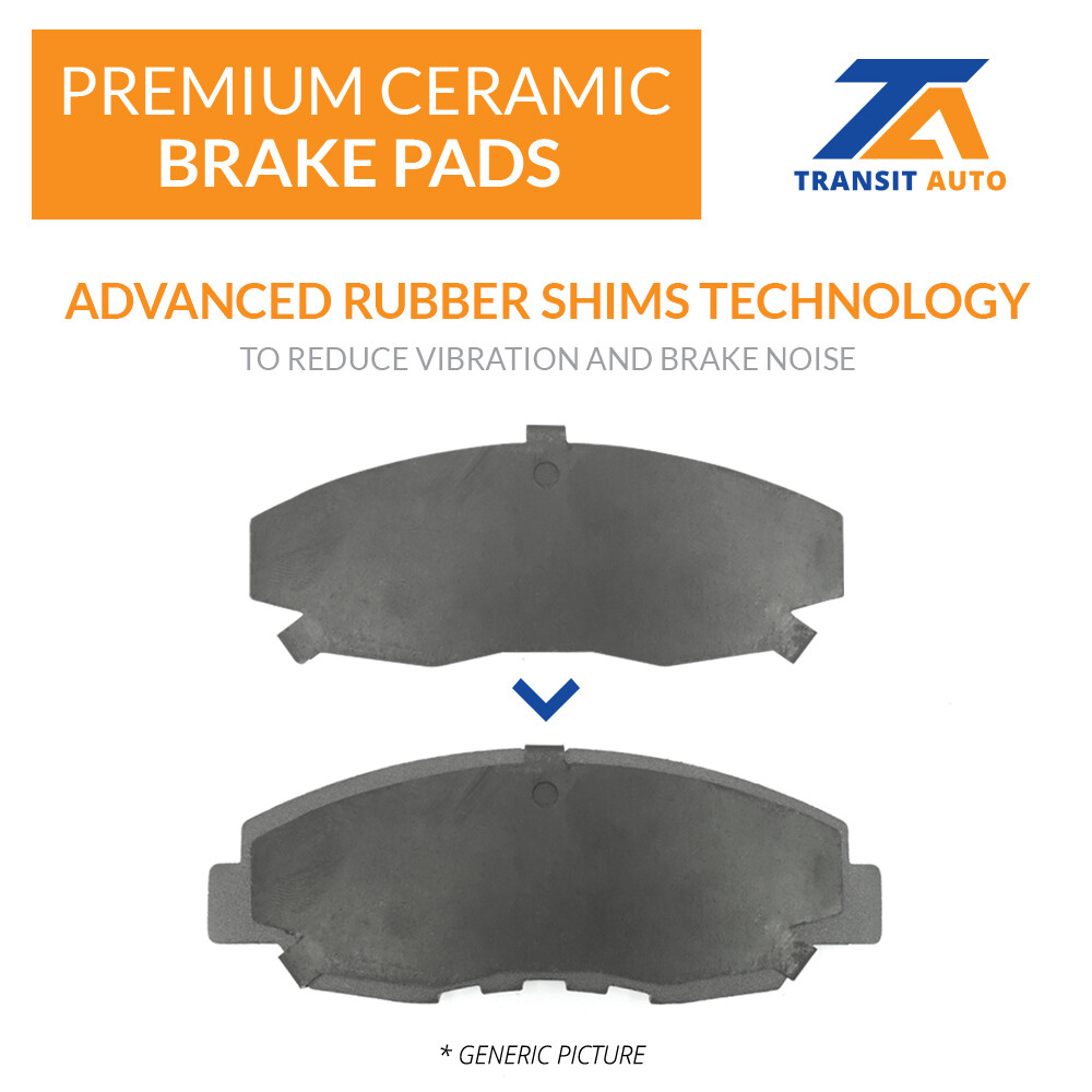 [Rear] Disc Brake Rotors And Ceramic Pads Kit For Cadillac ATS eBay