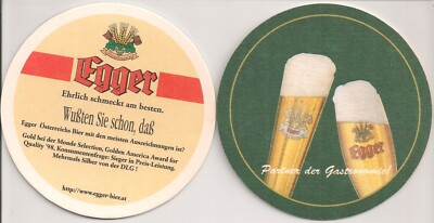 Egger Bier - Bierdeckel/Coaster ''Partner der Gastronomie''
