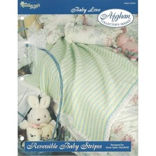 Reversible Baby Stripes Crochet Afghan Blanket Pattern The Needlecraft Shop