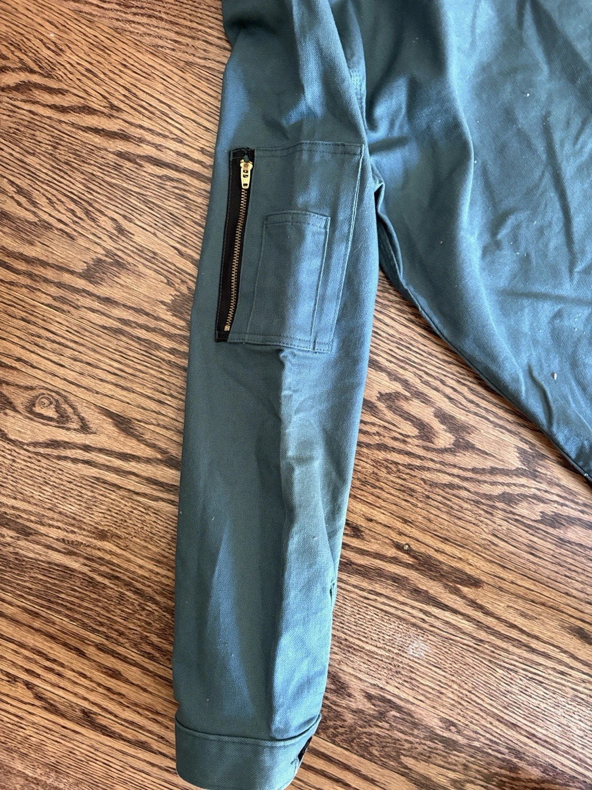 Dickies Blue/green Canvas Light Jacket Coat Size Small image 5