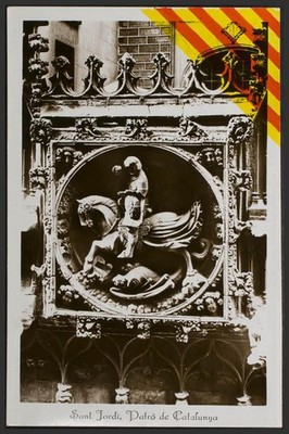 Barcelona. BARCELONA. Palau de la Generaltat de Catalunya. Sant Jordi.