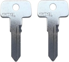 (2)  4080125 Blank Keys for Polaris All Model Year 2021 and Newer Atvs, 2019-202