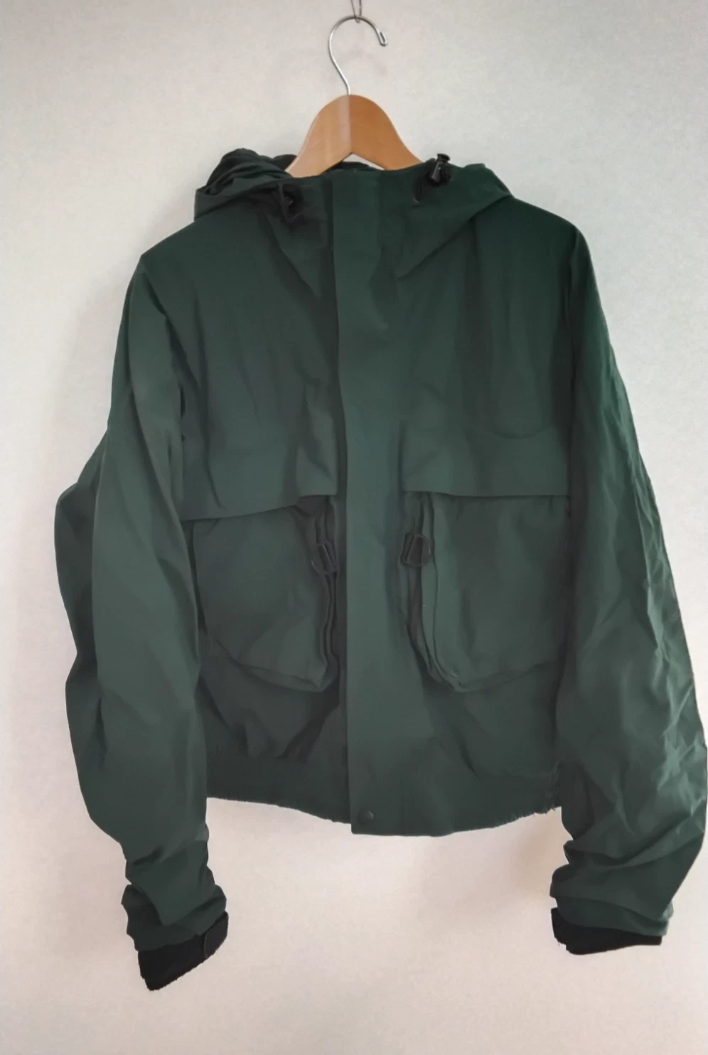 Vintage Cabela’s Wading GORE-TEX Fly Fishing Jacket Green Large Hooded Shell
Opens in a new window o